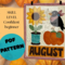 August mini wall quilt pattern. Sunflower season and Mr. Crow pattern by HomeSpun by Dani. Crow, pumpkin, sunflower, diy